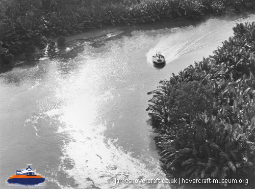 SRN5 in the Tropics -  (credit: The <a href='http://www.hovercraft-museum.org/' target='_blank'>Hovercraft Museum Trust</a>).